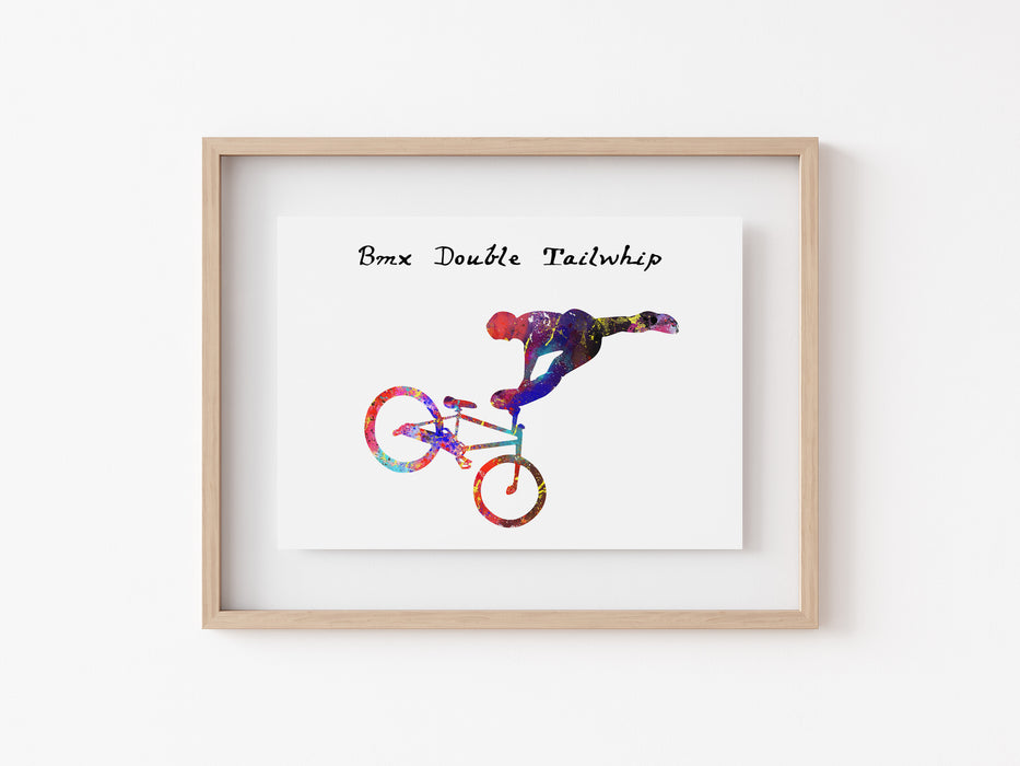 BMX Double Tailwhip Print