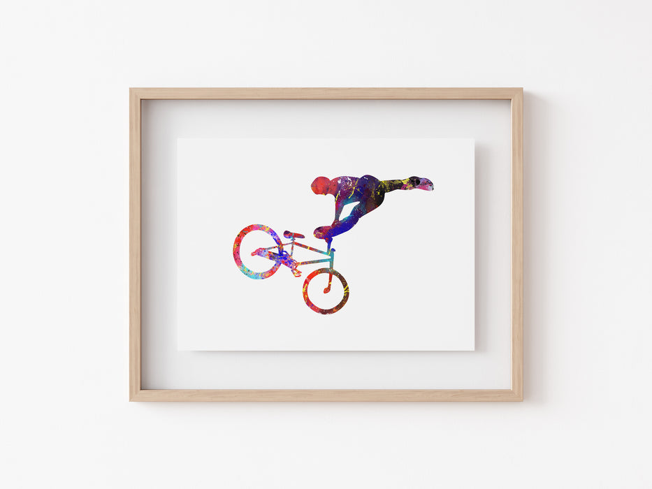 BMX Double Tailwhip Print