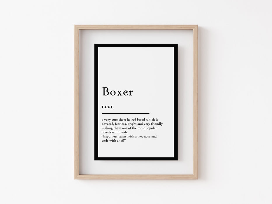 Perro Boxer - Impresión de definición