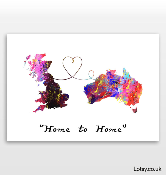De Gran Bretaña a Australia: de casa a casa