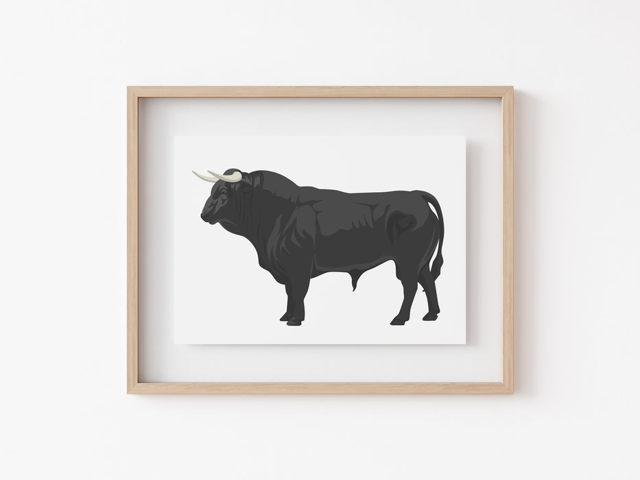 Impresión de toro
