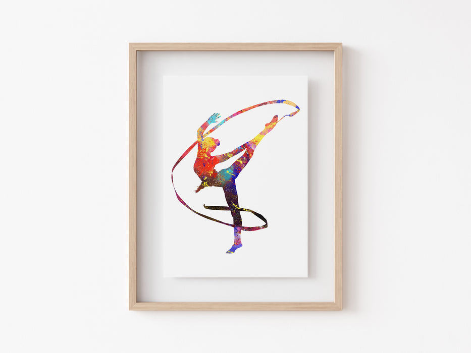 Ballet Print - Dancer with ribbon