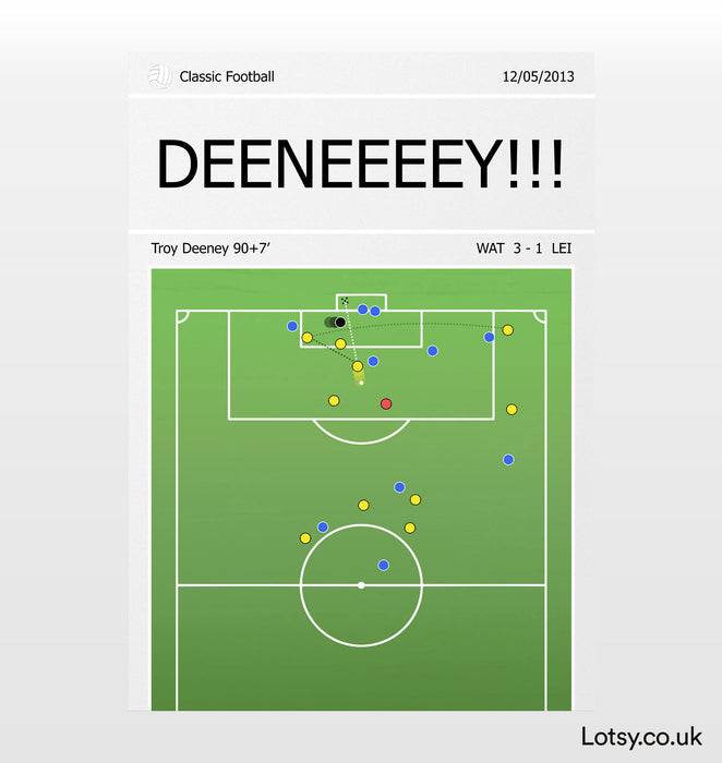 Impresión de gol de Deeney