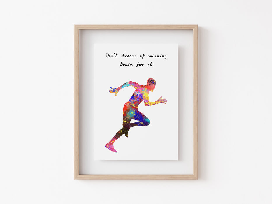Running Print - Don't dream of winning