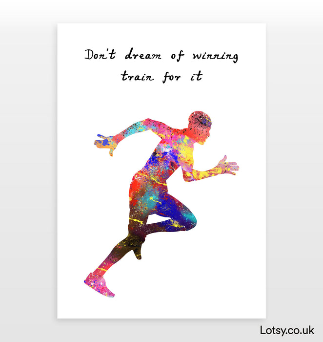 Running Print - No sueñes con ganar