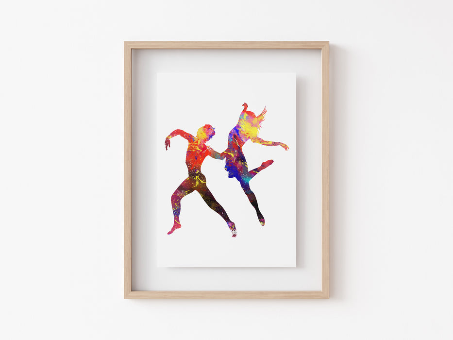 Ballet Print - Duo dancing 4