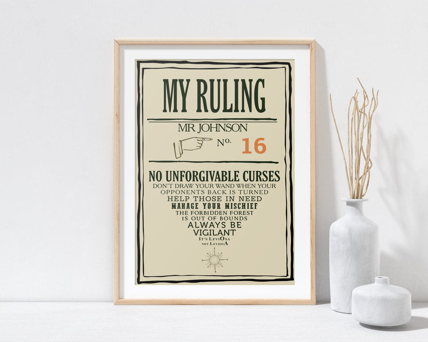Wizard House Rules - Print