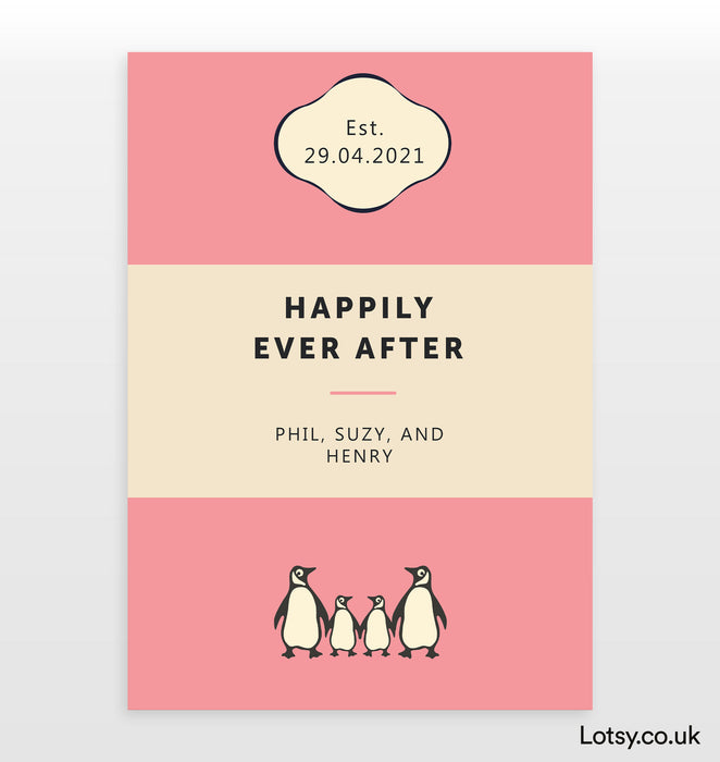 Personalised Book Cover - Print