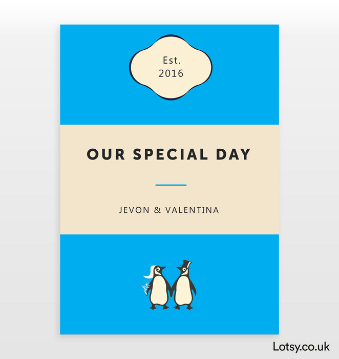 Personalised Book Cover - Print