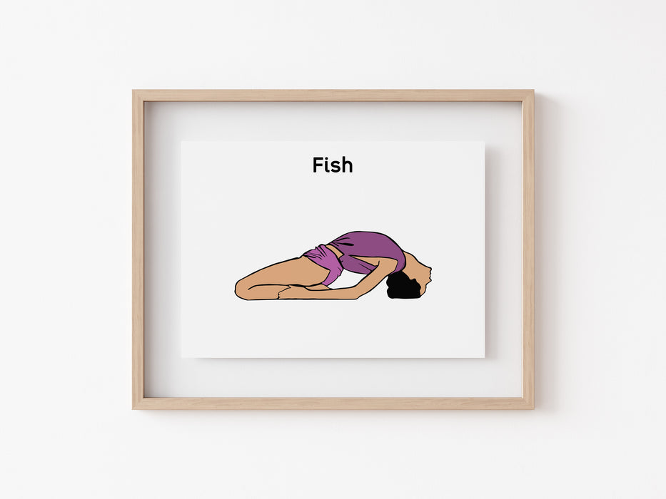 Pescado - Impresión de Yoga
