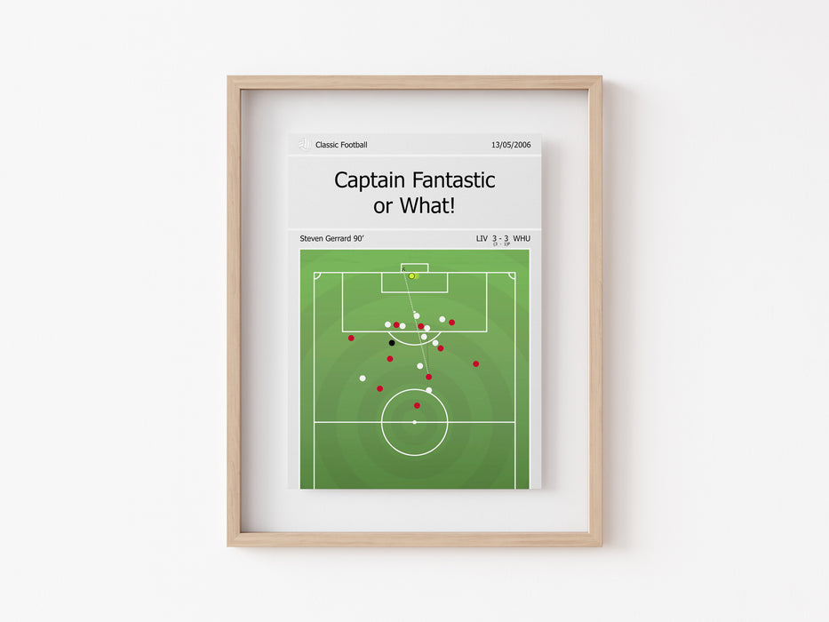 Gerrard Goal Print