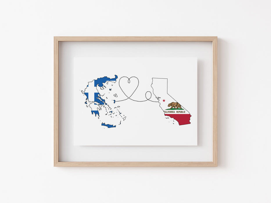 Greece to California