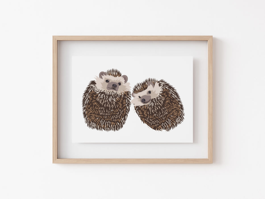 Hedgehogs Print