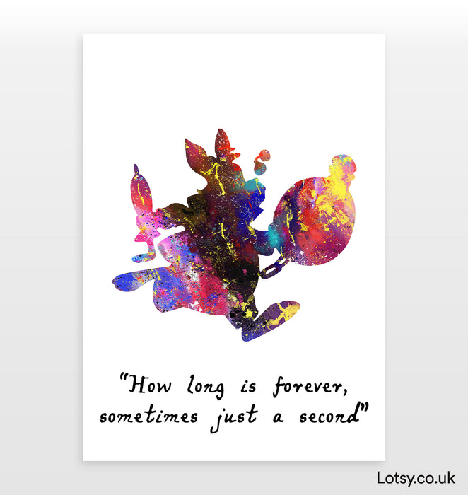 Rabbit Print - How long is forever, sometimes just a second