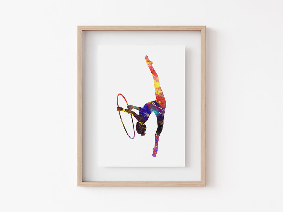 Ballet Print - Hula hoop dancer
