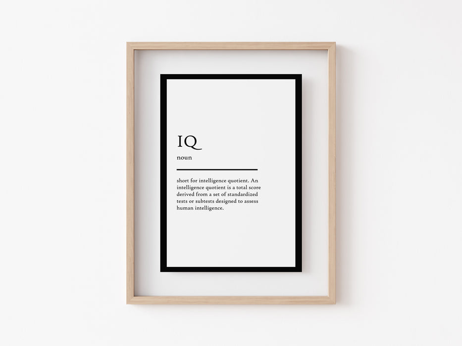 IQ - Definición Imprimir