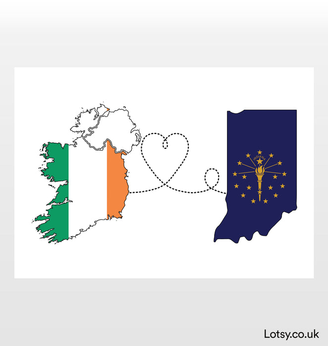 Ireland to Indiana