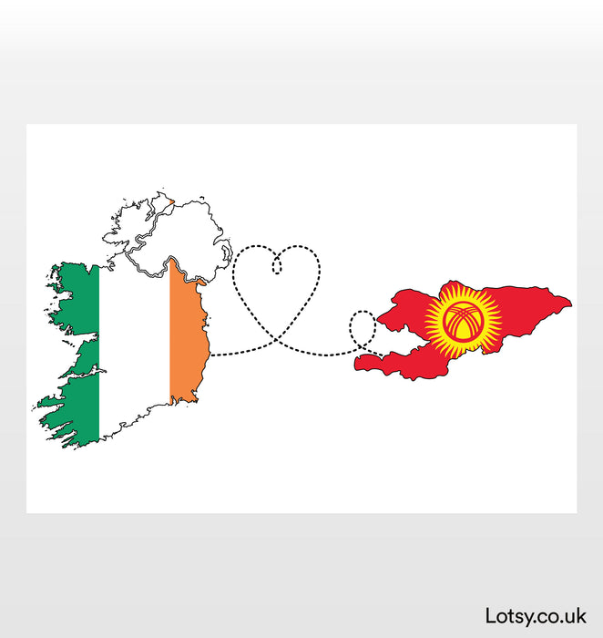 Ireland to Kyrgyzstan