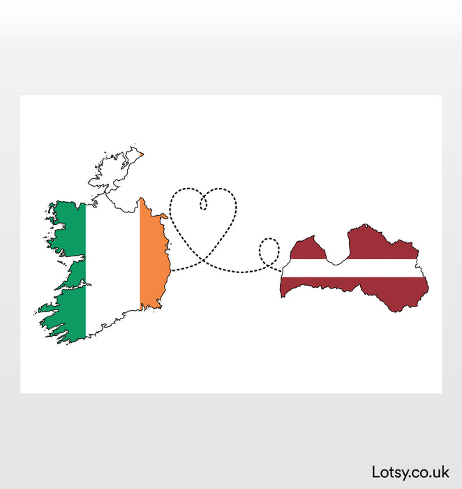 Ireland to Latvia