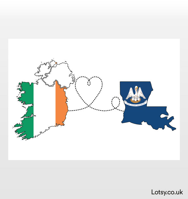 Ireland to Louisiana