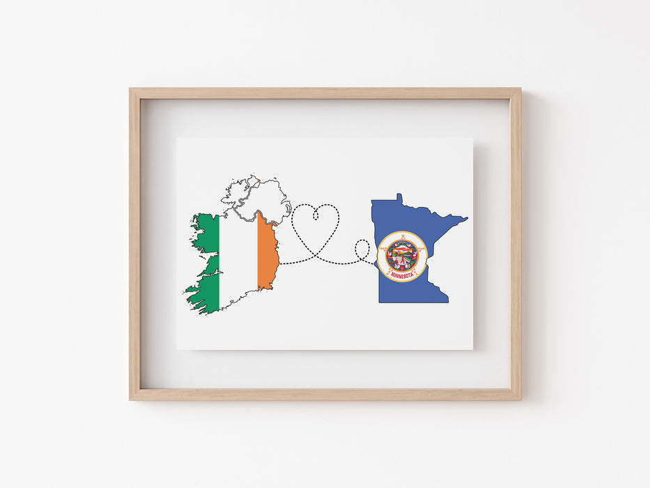 Ireland to Minnesota