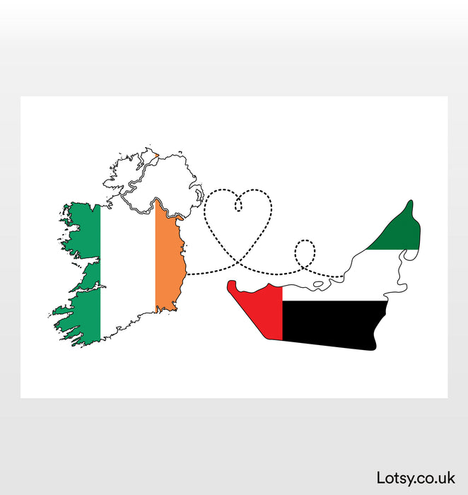 Irlanda a Emiratos Árabes Unidos