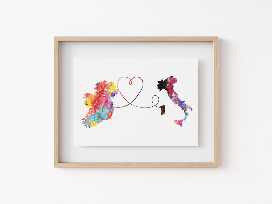 Ireland to Italy Print