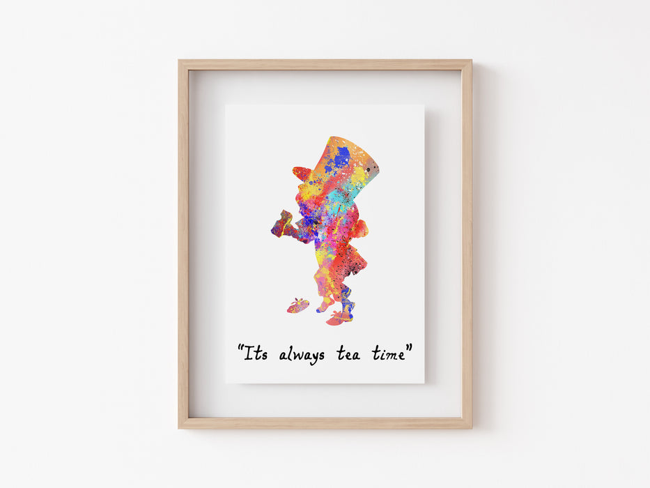 The Mad Hatter Print - It's Always Tea Time