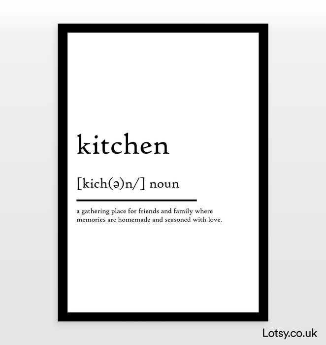 Cocina - Impresión de definición
