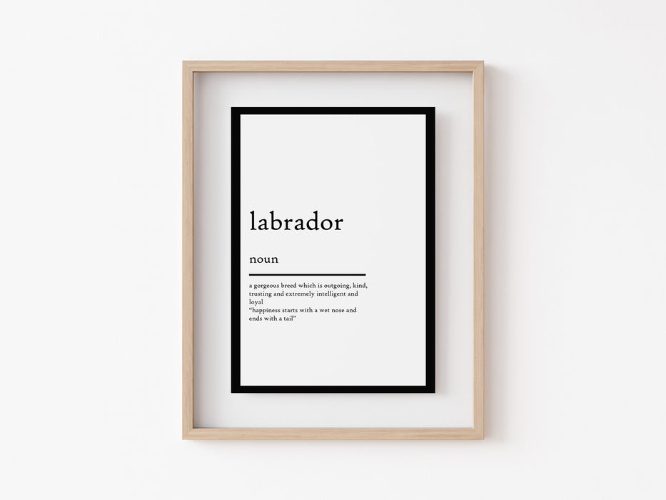 Labrador - Definition Print