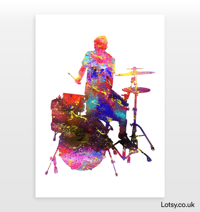 Drummer Print