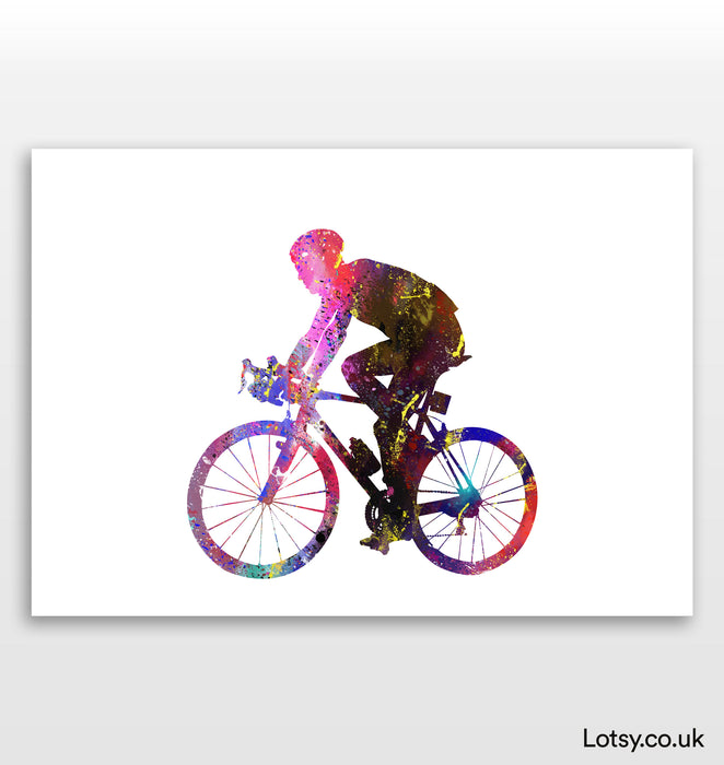 Bike Rider Print