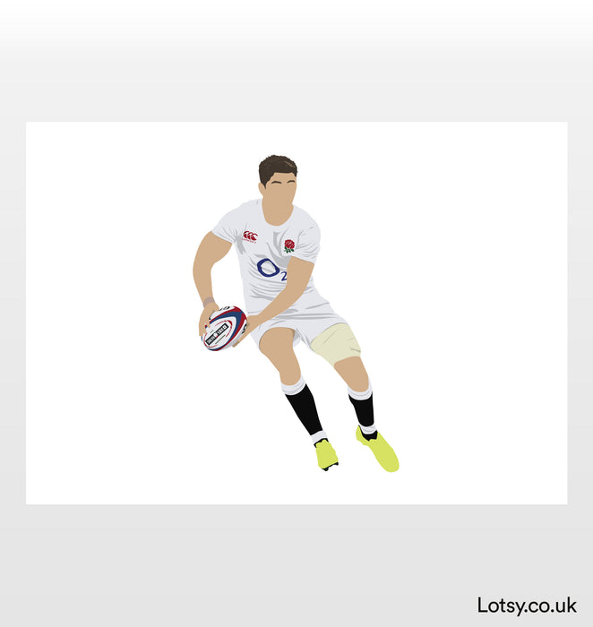 Owen Farrell - Impresión de rugby