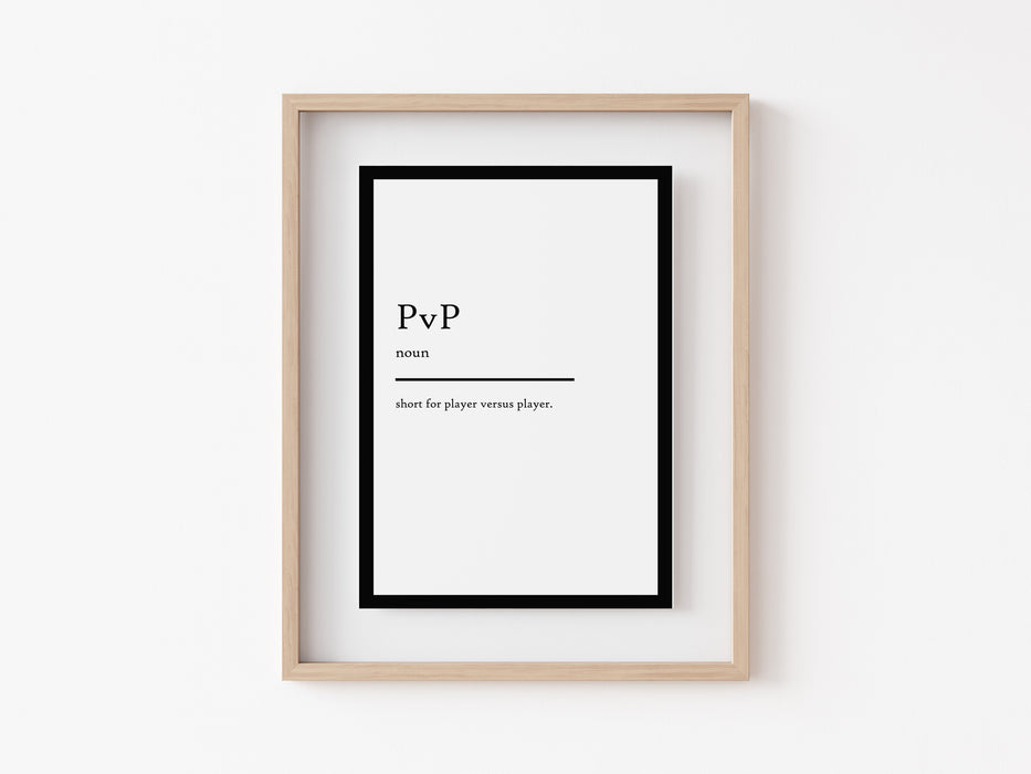 PVP - Definition Print