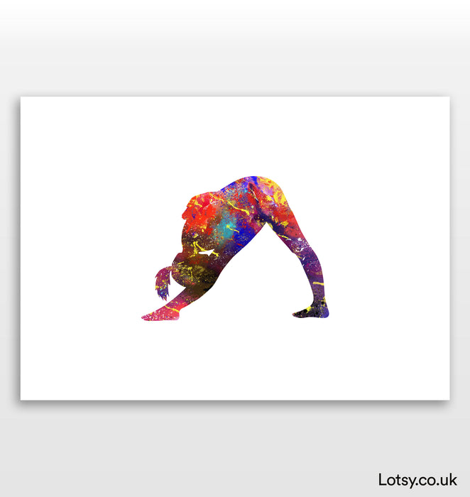Pyramid Pose - Yoga Print