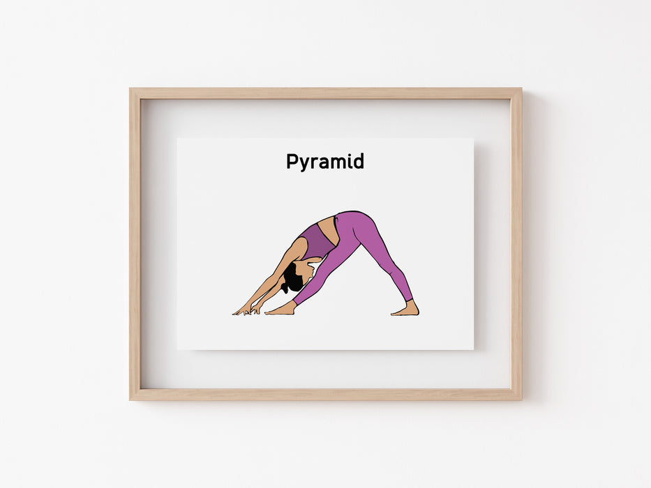 Pirámide - Impresión de Yoga