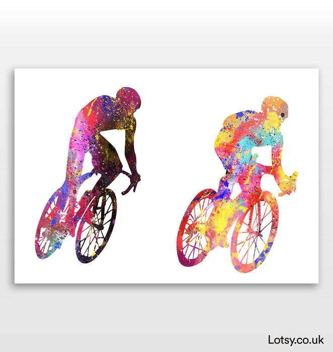 Bike Racing Print