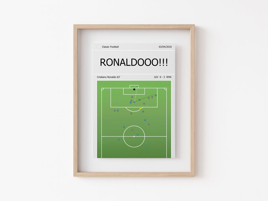 Ronaldo Goal Print