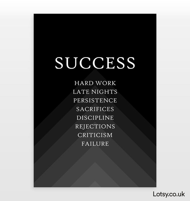 Success - Quote Print