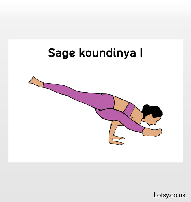 Sage Koundinya I - Yoga Print