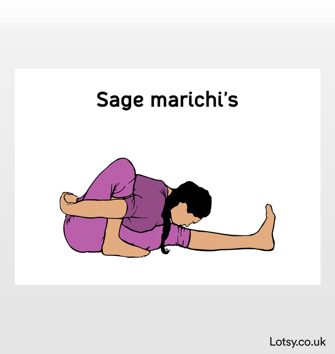 Salvia Marichi I - Impresión de Yoga