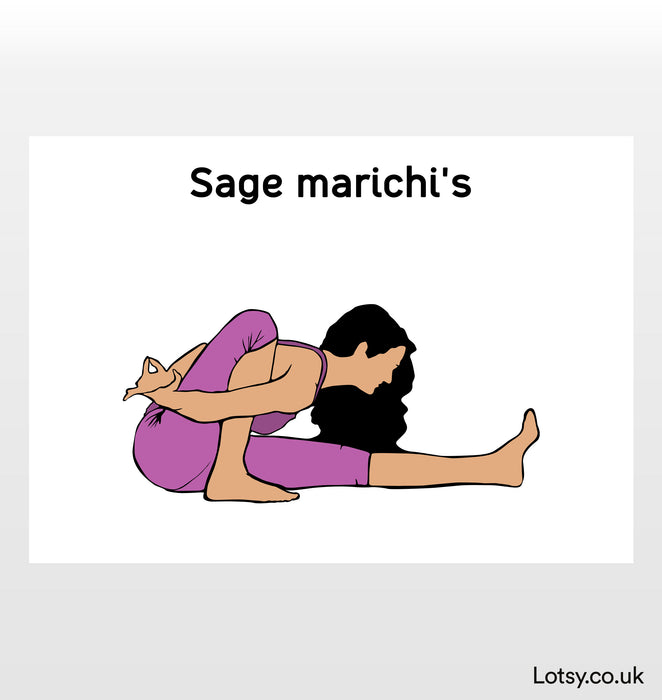 Sage Marichi's III - Impresión de Yoga