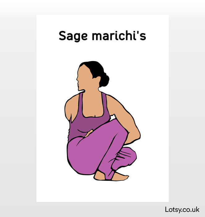 IV de Sage Marichi - Impresión de Yoga