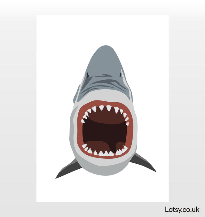 Impresión de tiburón
