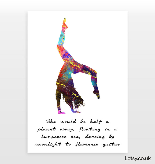 Ballet Quote - She would be half a planet away