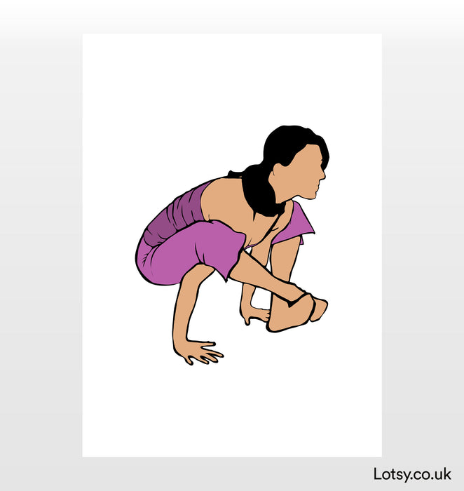 Pressing de hombros (preparación) - Impresión de yoga