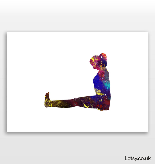 Staff Pose - Yoga Print