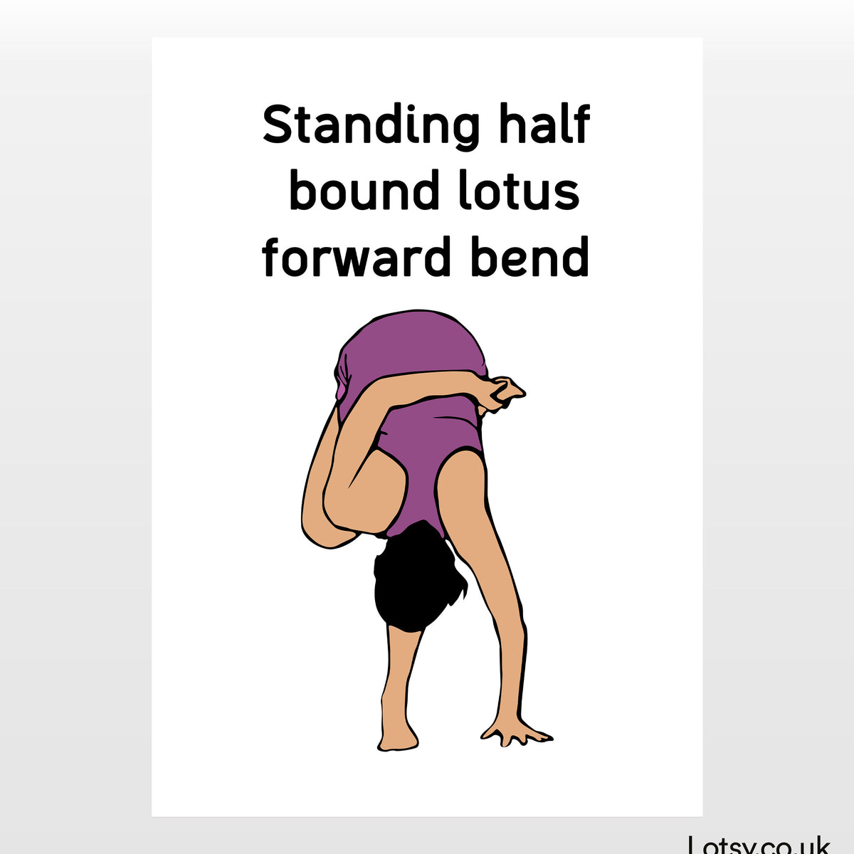 half standing forward bend