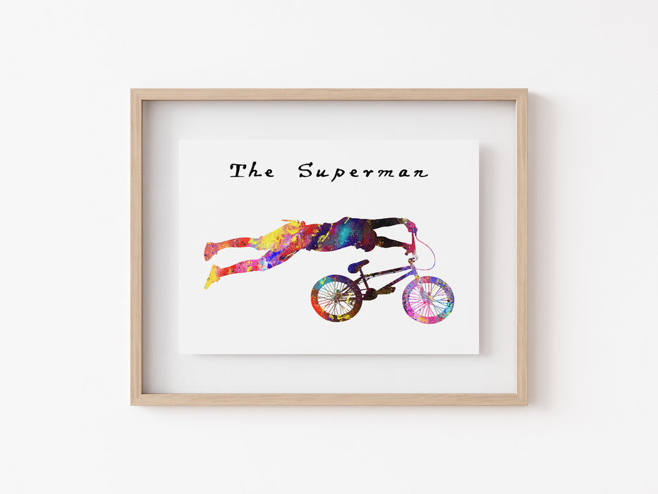 BMX Trick Print - The Superman