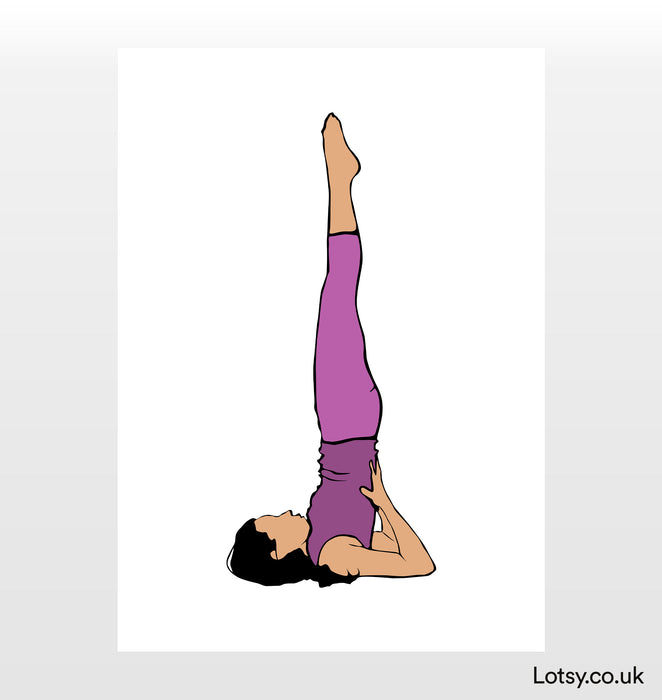 Soporte de hombro con soporte - Impresión de yoga